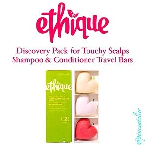 Ethique Discovery Pack for Touchy Scalps Shampoo & Conditioner 3 Travel Bars